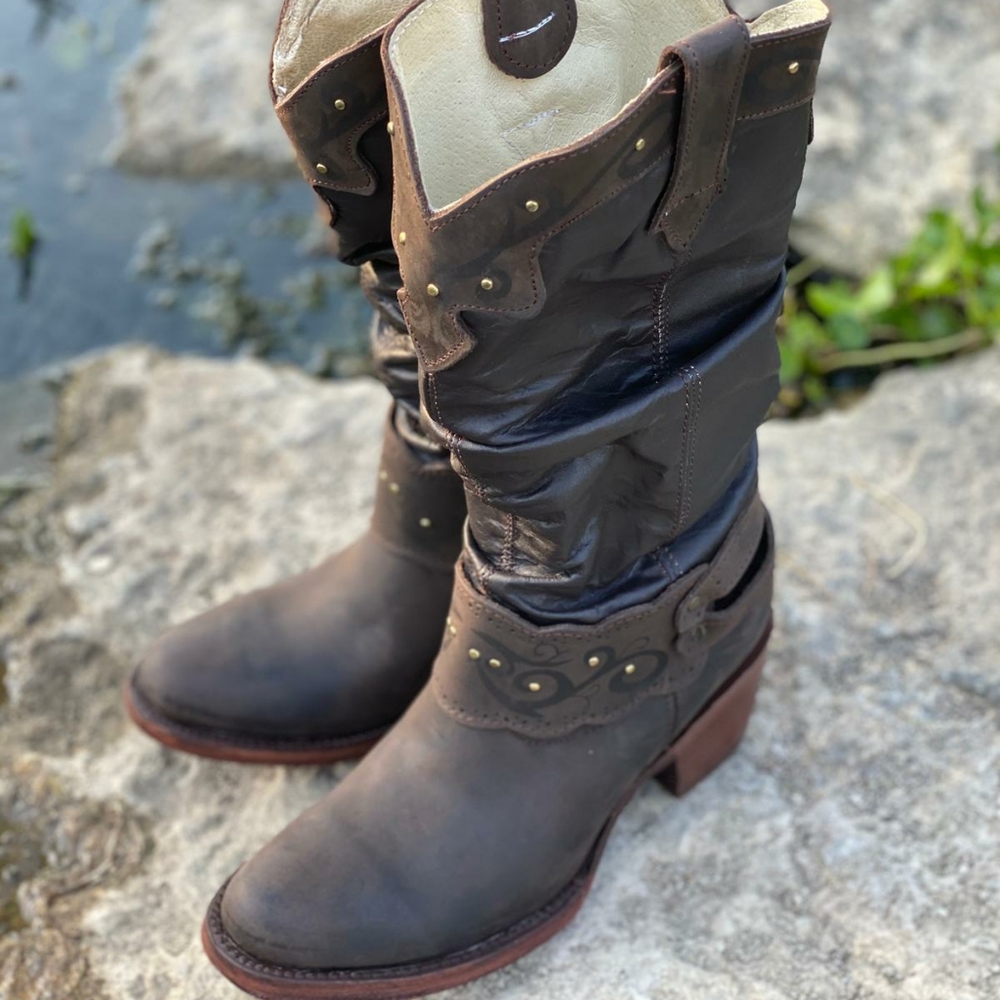 Women's Bison and deer skin boots